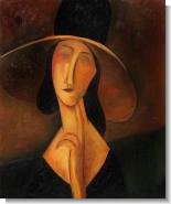 Portraits: Portrait of Woman in Hat