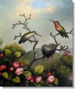 Mother's Day Art: Ruby Throated Hummingbird