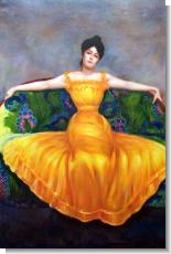 Women: Lady in Yellow Dress