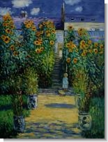 Monet Paintings: Artist's Garden at Vetheuil