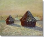 Monet Paintings: Wheat, Snow, Morning