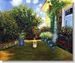 Monet Paintings: La Casa Della Artista
