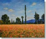 Monet Paintings: Field of Poppies