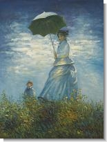 Monet Paintings: Madame Monet and her Son