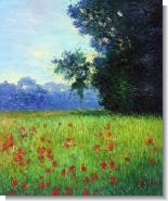 Monet Paintings: Champ d'avoine (Oat Fields)