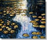 Monet Paintings: Water Lily Pond
