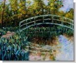 Monet Paintings: The Water-Lily Pond, Water Irises