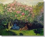 Monet Paintings: Lilacs in the Sun
