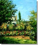 Garden in Bloom at Sainte Addresse, 1866