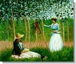 Monet Paintings: In the Woods at Giverny