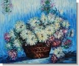 Monet Paintings: Chrysanthemums
