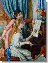 Young Girls at The Piano