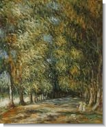 Renoir Paintings: Avenue Through The Undergrowth