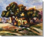 Renoir Paintings: Medlar Trees, Cagnes, 1908