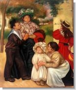 Renoir Paintings: The Artist's Family, 1896