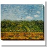 Edge of a Wheat Field with Poppies and a Lark Gallery Wrap