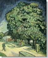 Van Gogh Paintings: Chestnut Trees in Blossom