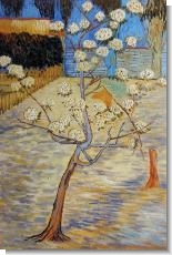 Van Gogh Paintings: Pear Tree in Blossom