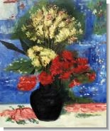 Van Gogh Paintings: Vase with Carnations and other flowers