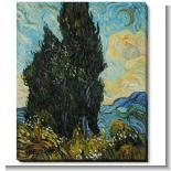 Landscapes: Two Cypresses Gallery Wrap