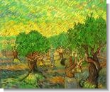 Olive Grove with Picking Figures