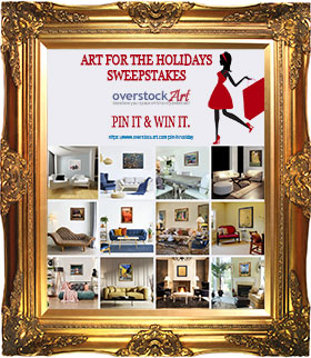 #overstockArt.com Art for the Holidays Pinterest Contest