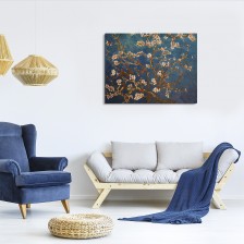 Let us transform your space with Van Gogh - Branches Of An Almond Tree In Blossom Part of the #overstockArt.com Art for the Holidays Pinterest Sweeps